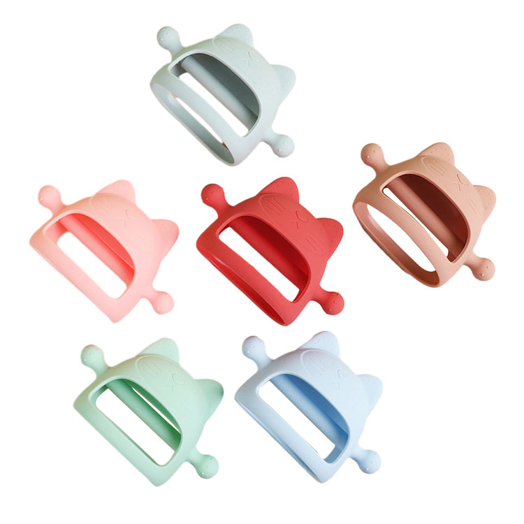 baby teething mitten